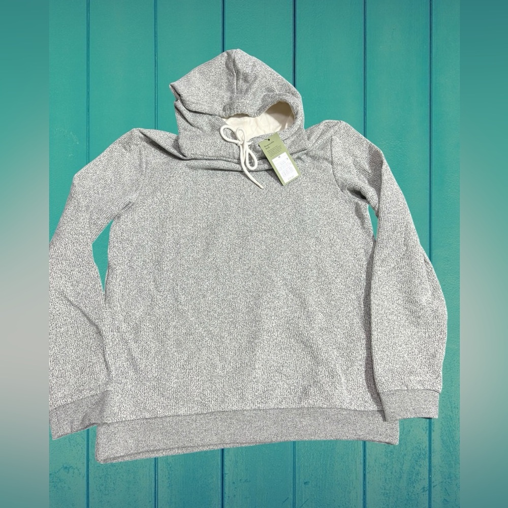 Men’s  Hooded Pullover Sweater - Light Gray